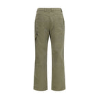 Off-White Bicolor Cotton Casual Pants