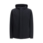 Herno Black Polyester Full-Length Jacket