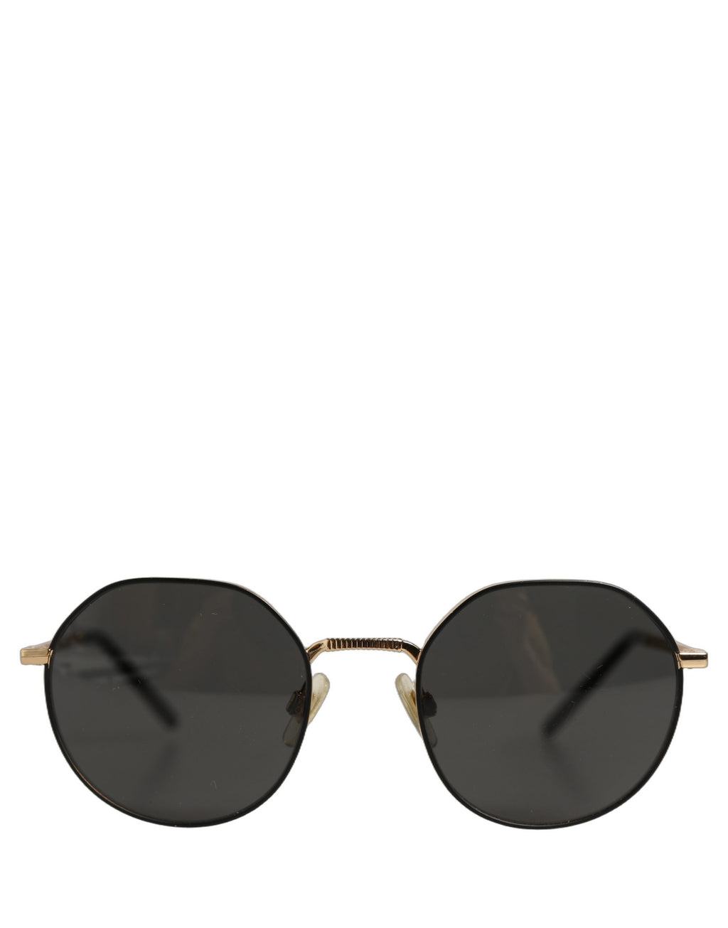 Dolce & Gabbana Gold Toned Metal Frame DG2286 Round Eyewear Sunglasses