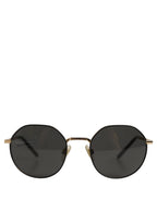 Dolce & Gabbana Gold Toned Metal Frame DG2286 Round Eyewear Sunglasses