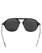 Dolce & Gabbana Black Acetate Frame DG4343F Bridge Detail Sunglasses