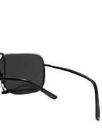Dolce & Gabbana Black DG2193J Rectangular Metal Frame Eyewear Sunglasses