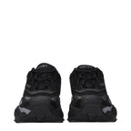 Versace Black Fabric Chunky Sneakers