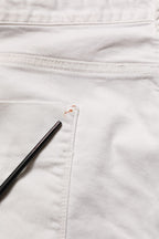 Costume National White Cotton Slim Pants Men Denim Jeans