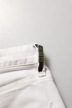 Costume National White Cotton Slim Pants Men Denim Jeans
