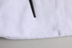 Dolce & Gabbana White Cotton Drawstring Jogger Trouser Pants