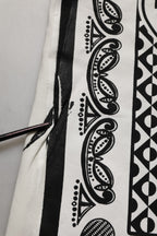 Dolce & Gabbana White Bandana Print Cotton CrewNeck T-shirt
