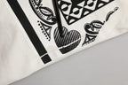 Dolce & Gabbana White Bandana Print Cotton Crew Neck T-shirt