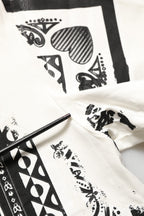 Dolce & Gabbana White Bandana Print Cotton Crew Neck T-shirt