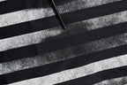 Dolce & Gabbana Blue Striped Print Cotton Crew Neck  T-shirt