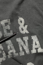 Dolce & Gabbana Dark Gray Graphic Print Tank Men Top T-shirt