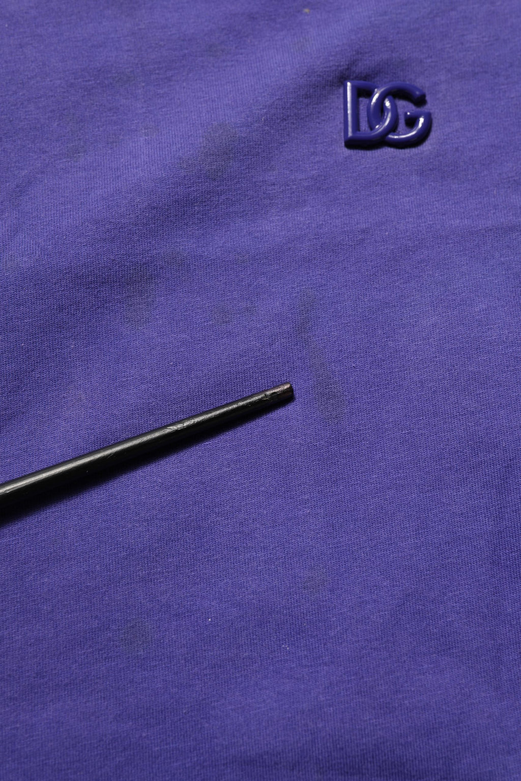 Dolce & Gabbana Violet Cotton Crew Neck Short Sleeve T-shirt