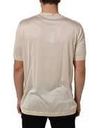Dolce & Gabbana White Short Sleeve Collared Polo T-shirt