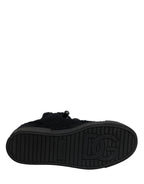 Dolce & Gabbana Black Portofino Lace-Up Sneakers Shoes