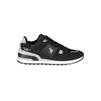 U.S. POLO ASSN. Black Polyurethane Men's Sneaker
