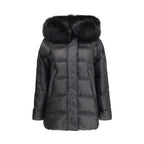 Peuterey Black Polyester Full-Length Jacket
