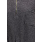 Darkpark Gray Cotton Sweatshirt