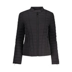 Guess Jeans Black Polyurethane Women's Jacket