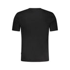 Guess Jeans Black Cotton Men T-Shirt