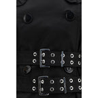 Ganni Black Nylon Coat