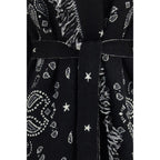 Alanui Black Wool Oves Aries Coat