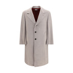Brunello Cucinelli Beige Wool Oves Aries Coat