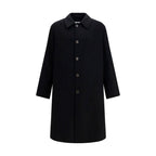 MM6 Black Wool Oves Aries Coat