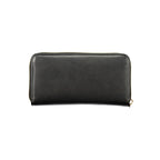 Mario Valentino Black Polyurethane Women's Wallet