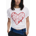 Desigual Bianco Cotton Women's T-Shirt