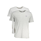 Fila Grey Cotton Men's T-Shirt