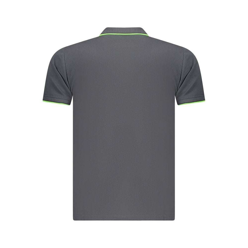 Norway 1963 Gray Cotton Mens Polo Shirt