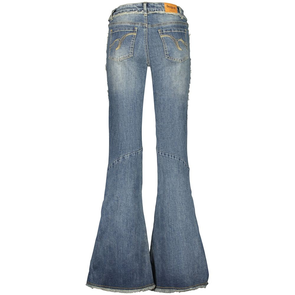 Desigual Blue Cotton Women's Jean