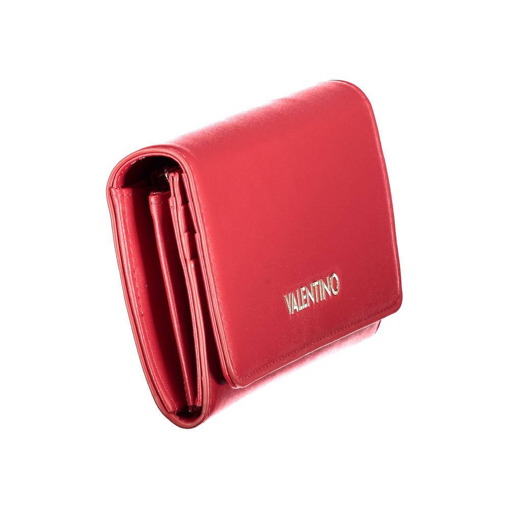 Mario Valentino Red Polyurethane Women Wallet