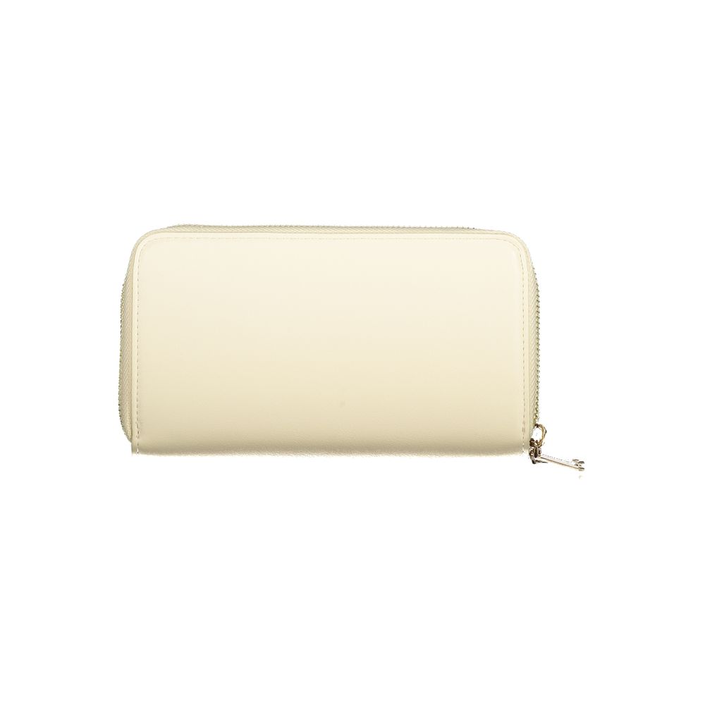 Mario Valentino Beige Polyurethane Women's Wallet