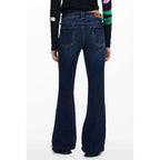 Desigual Blue Cotton Womens Jean