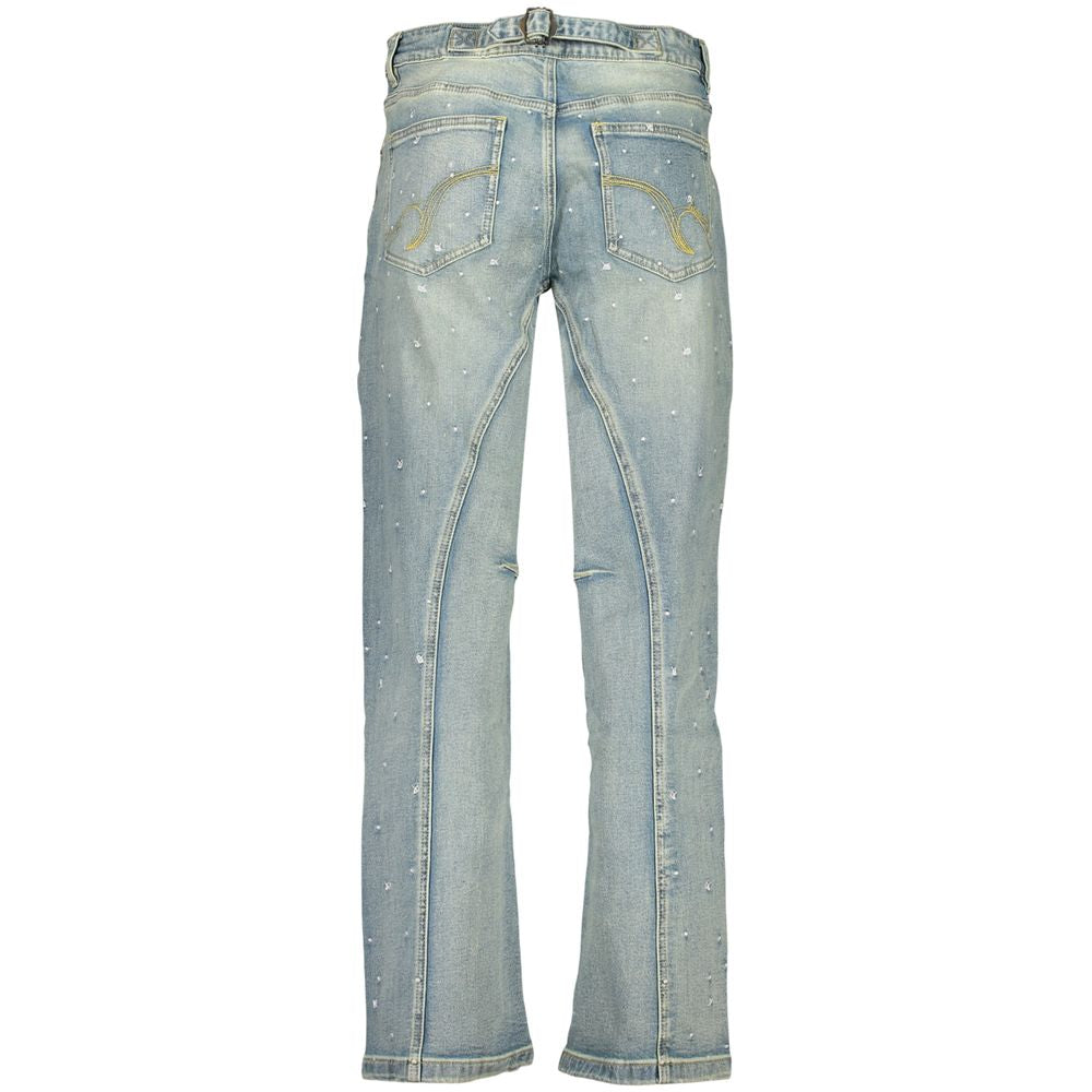 Desigual Azzurro Cotton Women's Jeans