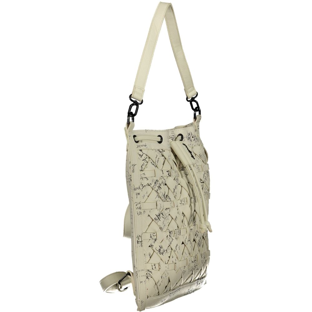 Desigual Bianco Polyurethane Women's Backpack