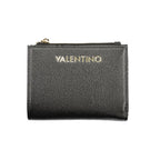 Mario Valentino Black Polyurethane Womens Wallet