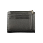 Mario Valentino Black Polyurethane Womens Wallet