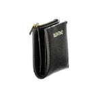 Mario Valentino Black Polyurethane Womens Wallet