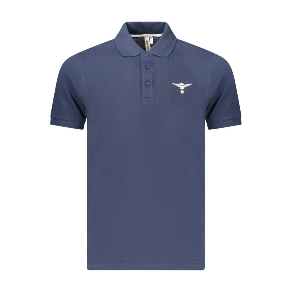 Accademia Militare Blue Cotton Men's Polo Shirt