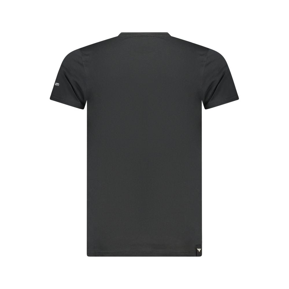 Accademia Militare Black Cotton Men's T-Shirt