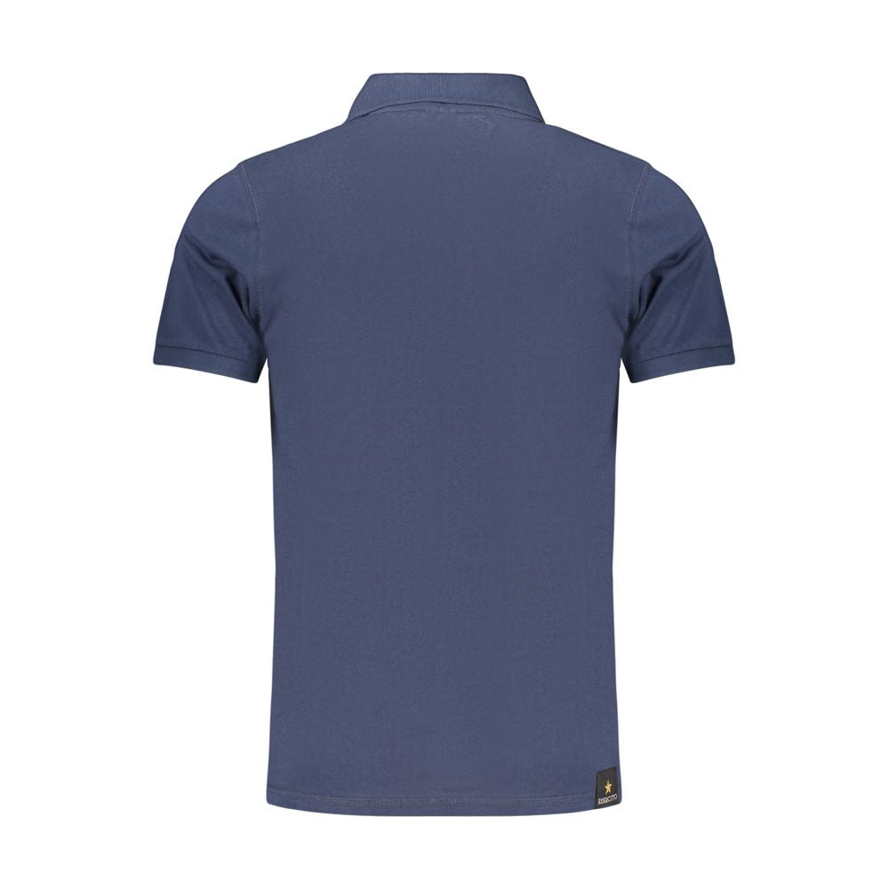 Accademia Militare Blue Cotton Men's Polo Shirt