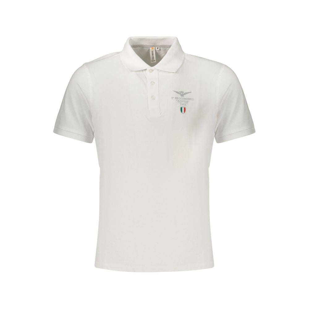 Accademia Militare Bianco Cotone Uomo Polo