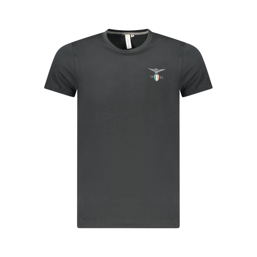 Accademia Militare Black Cotton Men's T-Shirt