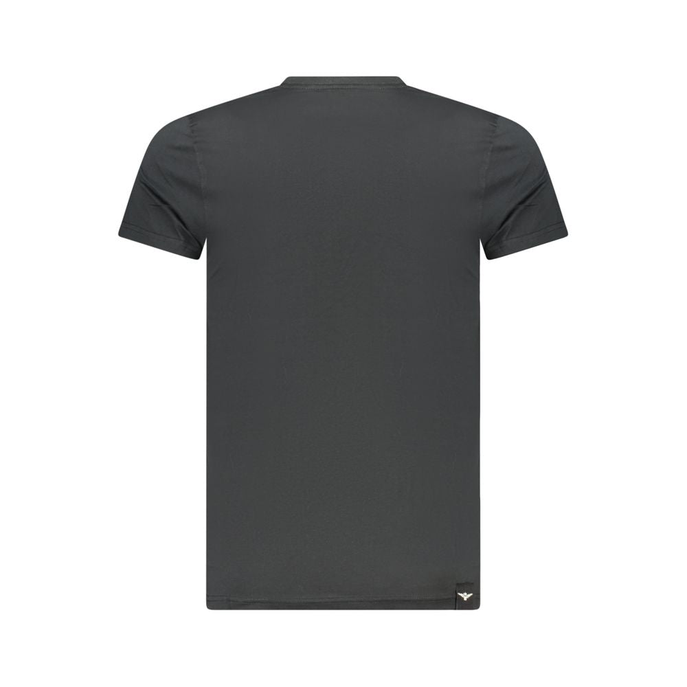 Accademia Militare Black Cotton Men's T-Shirt