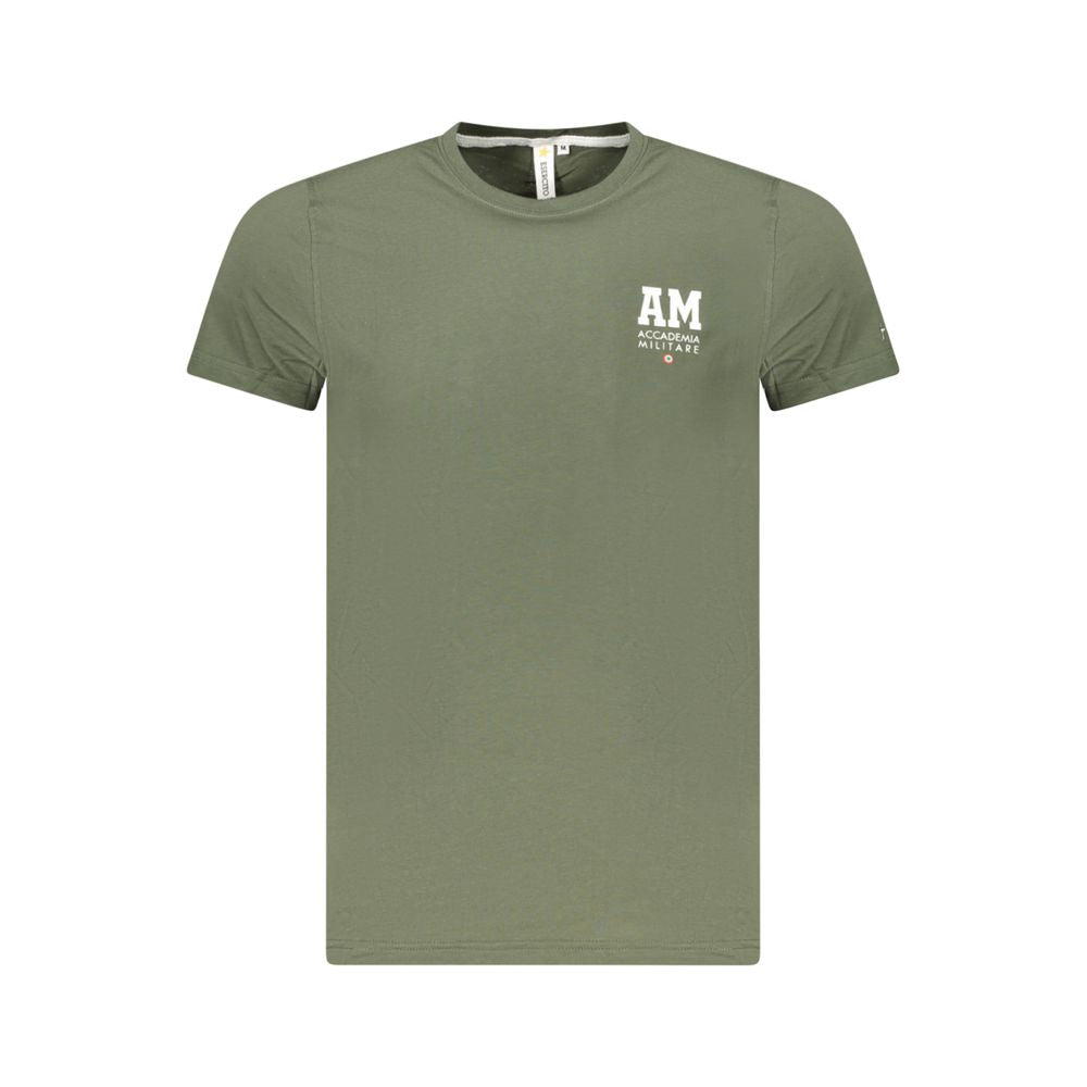 Accademia Militare Green Cotton Men's T-Shirt