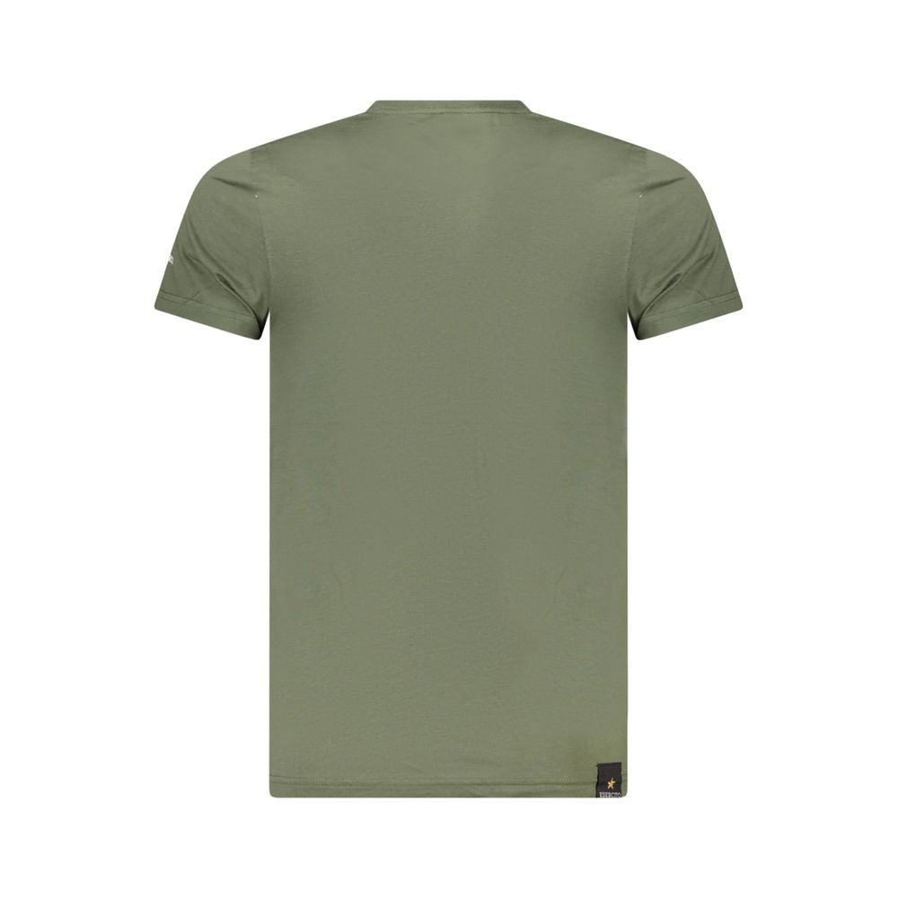 Accademia Militare Green Cotton Men's T-Shirt