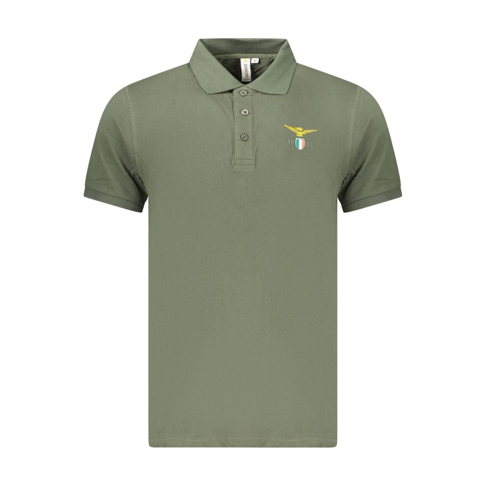 Accademia Militare Verde Cotton Men's Polo