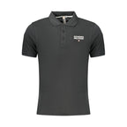 Accademia Militare Black Cotton Men's Polo Shirt